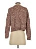 Shrinking Violet Tweed Brown Pullover Sweater Size S - photo 2