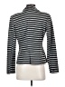Merona Stripes Gray Blazer Size S - photo 2