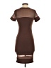 Bozzolo Solid Brown Casual Dress Size S - photo 2