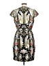 Ted Baker London Graphic Silver Cocktail Dress Size 4 (1) - photo 2