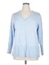 Cable & Gauge Blue Pullover Sweater Size 1X - photo 1