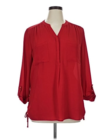 Roz & Ali 3/4 Sleeve Blouse (view 1)