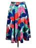 White Mark Print Blue Casual Skirt Size XL - photo 1