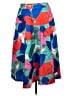 White Mark Print Blue Casual Skirt Size XL - photo 2
