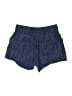 Athleta 100% Linen Stripes Blue Shorts Size 8 - photo 2