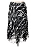 TanJay 100% Polyester Graphic Silver Casual Skirt Size 16 Petite - photo 1