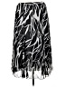TanJay 100% Polyester Graphic Silver Casual Skirt Size 16 Petite - photo 2