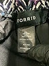 Torrid 100% Polyester Chevron-herringbone Black Silver Shorts Size 1X Plus (1) - photo 3