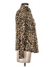 Tory Burch 100% Cotton Animal Print Brown Long Sleeve Blouse Size 4 - photo 4