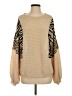 AndTheWhy Tan Long Sleeve Blouse Size S - photo 1