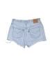Levi's 100% Cotton Blue Denim Shorts Size 29 waist - photo 2