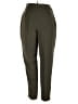Larry Levine 100% Polyester Solid Green Casual Pants Size 14 - photo 1