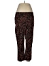 Chico's Paisley Brown Active Pants Size Lg Petite (2.5) - photo 1