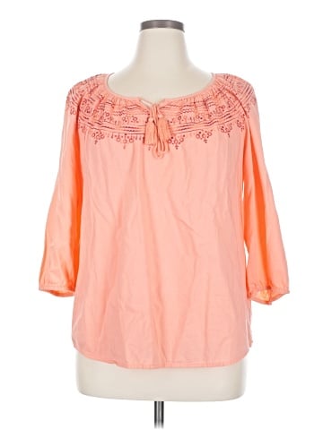 St. John's Bay 3/4 Sleeve Blouse (view 1)