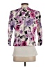 DressBarn Floral Ivory Purple Jacket Size S - photo 2