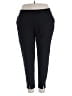 89th & Madison Solid Black Active Pants Size 2X - photo 1