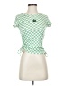 Mighty Fine Green Short Sleeve Top Size S - photo 1