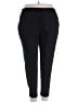 89th & Madison Solid Black Active Pants Size 2X - photo 2