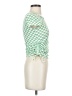 Mighty Fine Green Short Sleeve Top Size S - photo 4