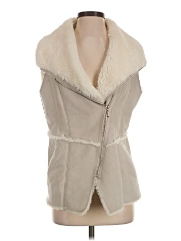 White House Black Market Faux Fur Vest (view 1)