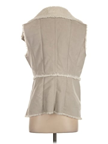White House Black Market Faux Fur Vest (view 2)
