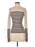 Rag & Bone Stripes Tan Turtleneck Sweater Size S - photo 1