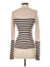 Rag & Bone Stripes Tan Turtleneck Sweater Size S - photo 2