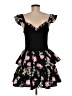 LoveShackFancy Floral Black Cocktail Dress Size 8 - photo 2