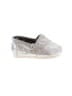 TOMS Silver Flats Size 3T Kids - photo 1