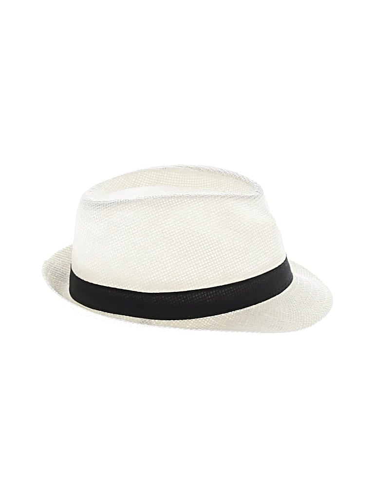 Pre-owned Assorted Brands Fedora In White