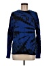 DKNY Sport 100% Cotton Tie-dye Blue Pullover Sweater Size M - photo 1