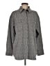 Athleta Houndstooth Gray Long Sleeve Button-Down Shirt Size M - photo 1