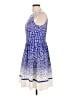Eliza J 100% Polyester Polka Dots Blue Casual Dress Size 10 - photo 5