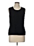 Laura Ashley Black Sleeveless Top Size L (petite) - photo 1