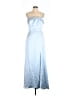 Amsale 100% Polyester Blue Cocktail Dress Size 12 - photo 1