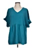Unbranded 100% Polyester Teal 3/4 Sleeve T-Shirt Size L - photo 1