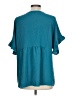 Unbranded 100% Polyester Teal 3/4 Sleeve T-Shirt Size L - photo 2