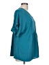 Unbranded 100% Polyester Teal 3/4 Sleeve T-Shirt Size L - photo 4