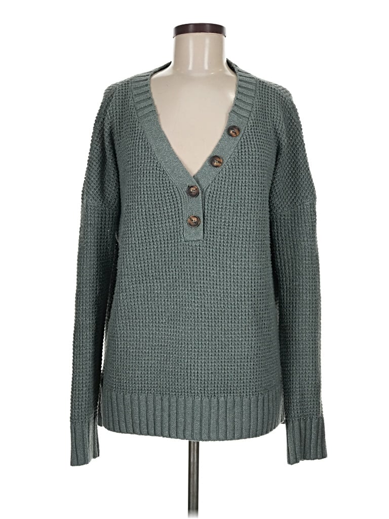 Pre-owned New In Cardigan Sweater In Teal
