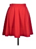 Unbranded Solid Red Casual Skirt Size L - photo 1