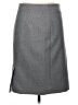 J.Crew 100% Wool Chevron-herringbone Gray Wool Skirt Size 6 - photo 2