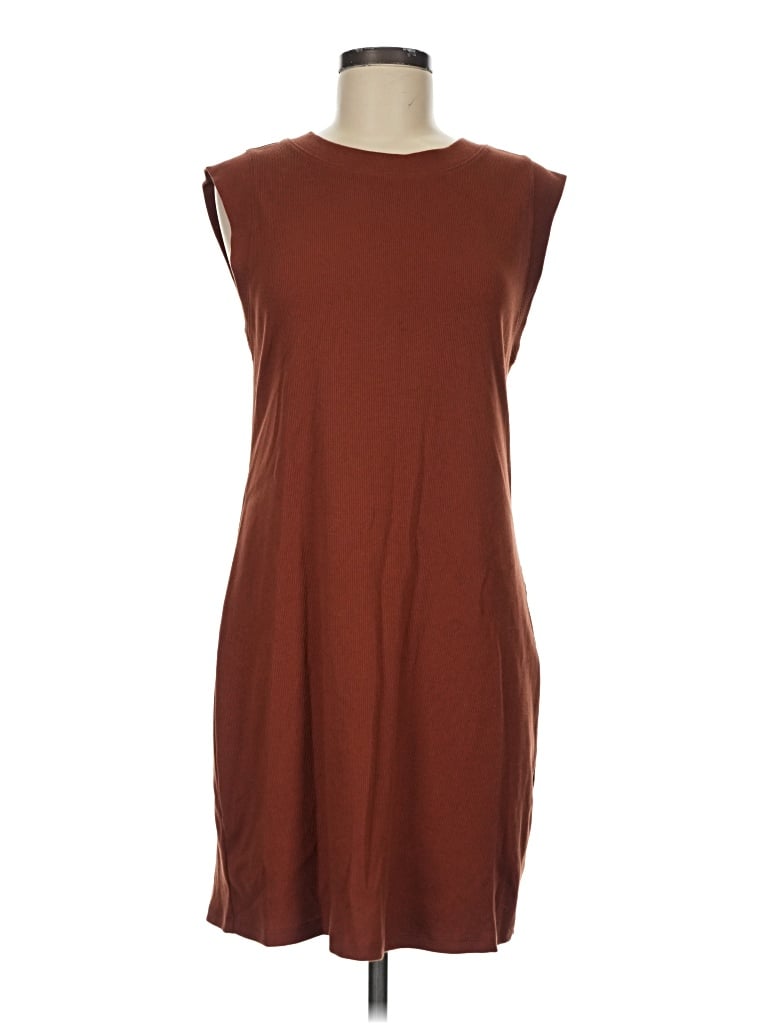 Pre-owned A New Day Casual Dress In Brown