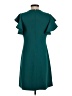 Calvin Klein Solid Teal Casual Dress Size 4 - photo 2