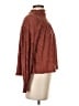 Deletta Brown Long Sleeve Blouse Size S - photo 4