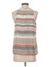 Willi Smith 100% Polyester Gray Sleeveless Blouse Size S - photo 2