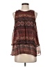 BCBGeneration 100% Polyester Burgundy Sleeveless Blouse Size S - photo 1