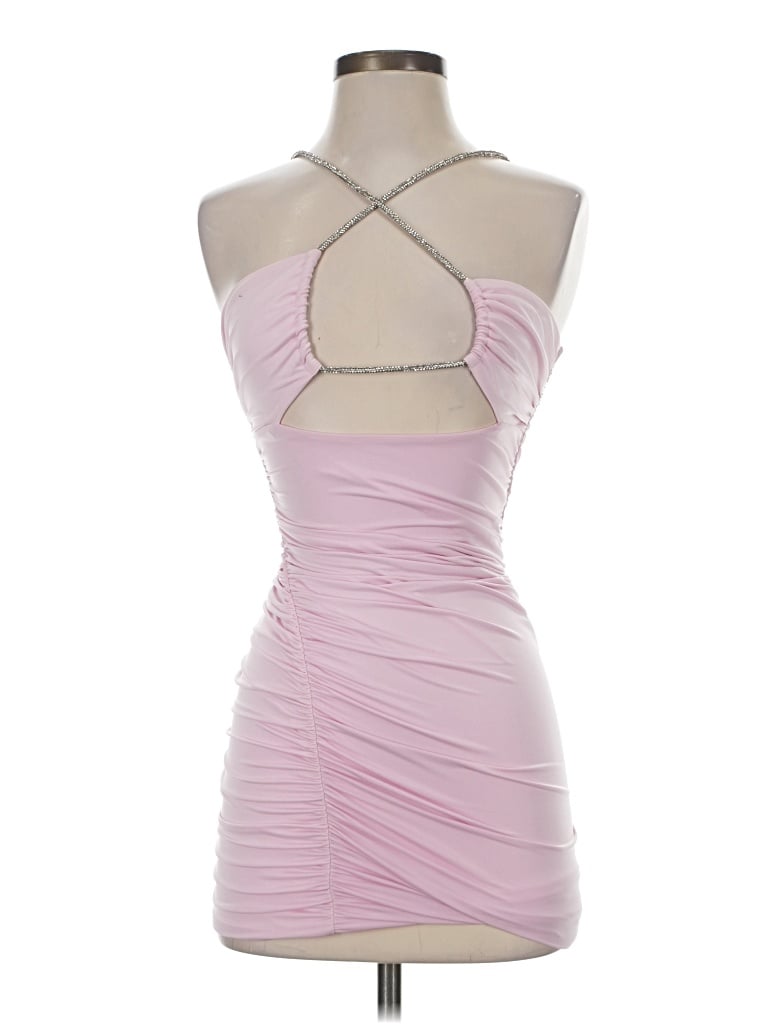 Pre-owned Lucy In The Sky Cocktail Dress In Pink