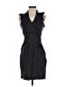 Express Design Studio Stripes Black Cocktail Dress Size 2 - photo 1