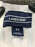 Lands' End 100% Cotton Stripes Blue Dress Size 2T - photo 3