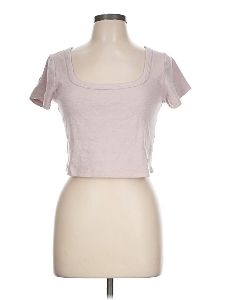 Pre-owned Madewell Short Sleeve T-shirt In Pink